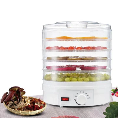 5-Trays Food Dehydrator Machine Adjustable Temperature for Jerky/Fruit/Vegetable - Image 1 of 4