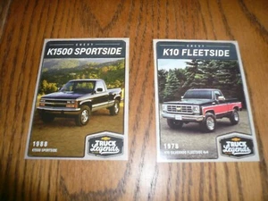 Chevy Truck Legends Trading Cards - 1978 1988 - 2 for 1 Price - Picture 1 of 2