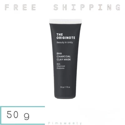 50 g The Originote BHA The Originote BHA Charcoal Clay Mask Mud Treat Blackheads - Image 1 of 4