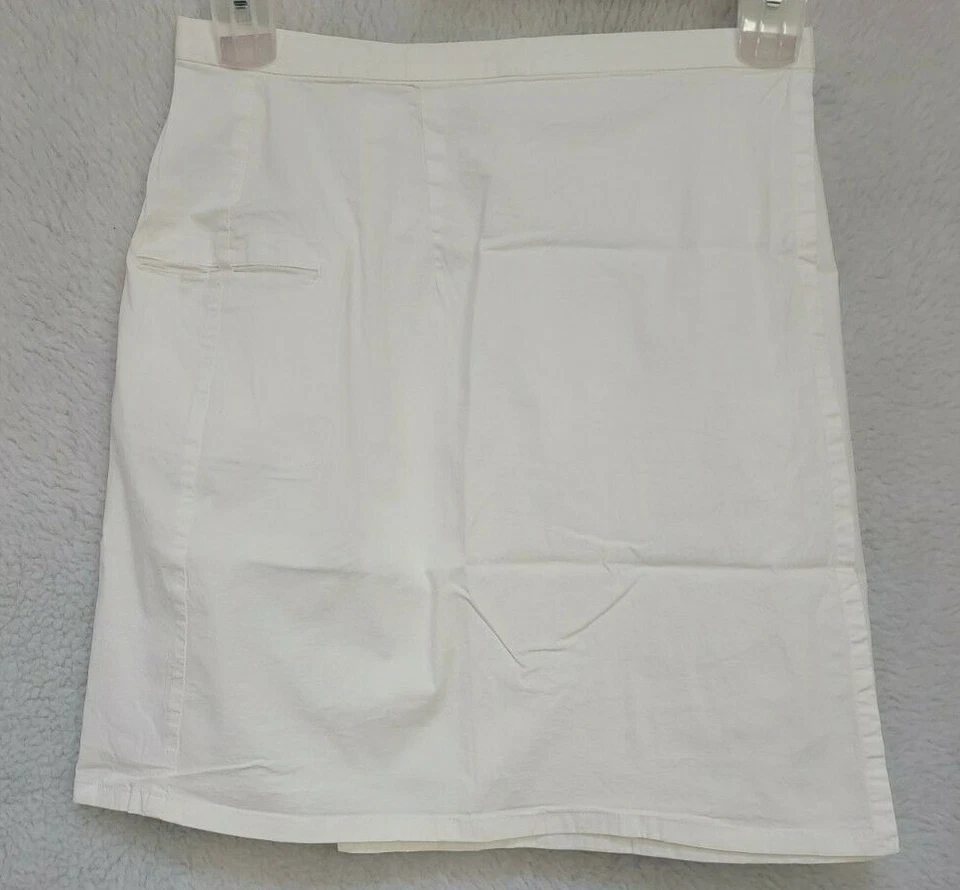 Marsh Landing Womens Skirt Size 12 White Wrap NEW - Image 1 of 4