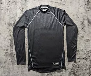 Under Armour Baseball Long Sleeve Fitted Shirt Men's Size Small Black - Picture 1 of 11