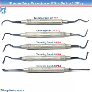 Dental Tunneling Kit Implant Surgery Periodontal Tunneling Procedure Instruments - Picture 1 of 6