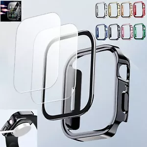Für Apple Watch Series 10 42mm 46mm PC Gehäuse Displayschutz Wasserdicht Bumper - Bild 1 von 21