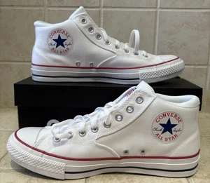 Converse CTAS Malden Street Mid Lona Blanca Para Hombre Talla 13 Unisex A00812F - Imagen 1 de 5