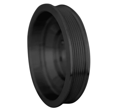 Polea del cigüeñal Dodge Viper 1992-2002 polvo negro 7 costillas serpentina Billet Foto 1 de 2