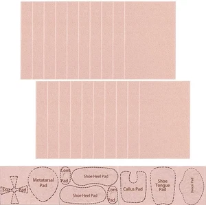 20 Sheets Moleskin Tape, Hsathoac Blister Prevention Padding for Feet, Mole Skin - Picture 1 of 2