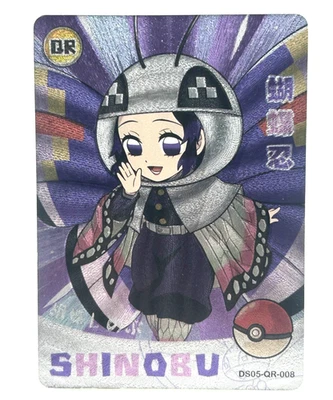 Shinobu Kocho Pokemon DS05-QR-008 Demon Slayer Apocalypse DS-05 Anime Card - Image 1 of 2