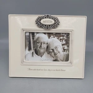 Grasslands Road In Loving Memory 4x6 In Picture Frame White - Picture 1 of 5