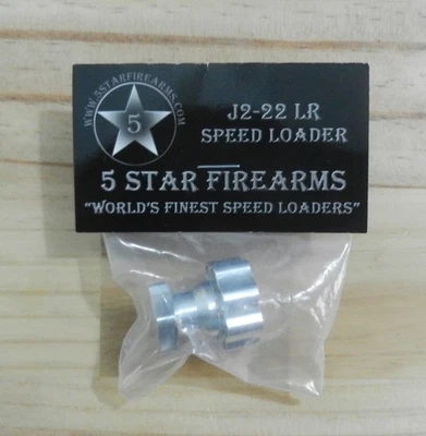 5 STAR FIREARMS Aluminum Speedloader, Speed Loader; Ruger LCR 22 LR, SP101, R98; J2-22LR
