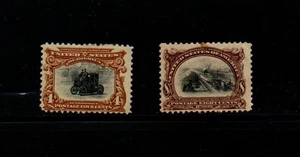 US - Pan-American Exposition Pair - Scott 296 and 298 - Mint - Picture 1 of 2