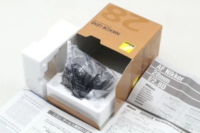[Unused in BOX] Nikon AF Nikkor 28mm f/2.8 D Wide Angle Lens from JAPAN - Image 1 of 4
