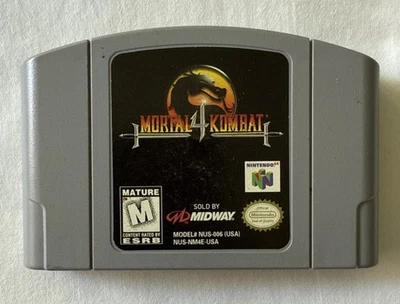 Mortal Kombat 4 - Authentic, Tested & Working - Image 1 of 4