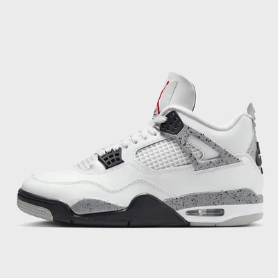 Jordan 4 Retro White Cement (2025) FV5029-100 - Sneaker Weiß/Schwarz