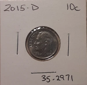 2015-D 10c Roosevelt Dime Denver Mint US coin (#35-2971/RB8) - Picture 1 of 3