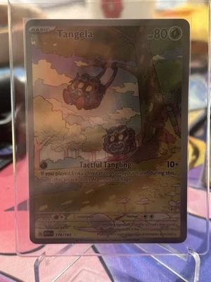 Pokémon TCG Tangela Scarlet & Violet Holo Illustration Rare Card 178/165 - Image 1 of 2
