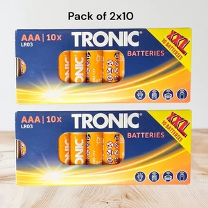 AAA Tronic Micro LR03 1,5V Alkaline Batterien - (2er Pack à 10) XXL Pack - Bild 1 von 1