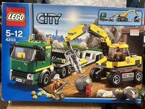 LEGO CITY: Baggertransporter (4203) Neu im Karton (wie besehen) gekauft in Japan - Bild 1 von 7