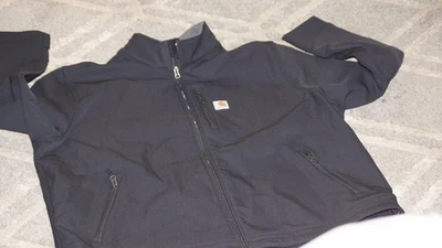 Carhartt Men's sz 3XL Black  Jacket Softshell Rain Defender 102199 - Image 1 of 4