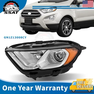 Faro LED DRL para conductor Ford EcoSport 2018-2022 halógeno lado izquierdo con bombillas Foto 1 de 4