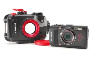[Almost Unused] Olympus Stylus TG-4 16MP Waterproof Digital Camera PT056 Case JP - Picture 1 of 24