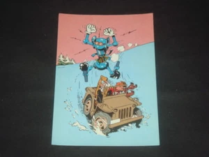 CARTE POSTALE FRANQUIN SPIROU ET FANTASIO TRÉSOR JOURNAL 8 - Picture 1 of 1