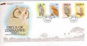 ZIMBABWE, 1993 GUFI DELLO ZIMBABWE, (2° SERIE) ILLUST FDC. - Foto 1 di 1