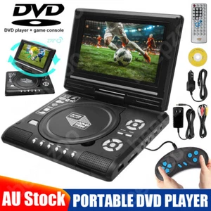 DVD Player Portable 12V CD/ DVD/ DVD/ VCD All Region Support Swivel Screen Small - Picture 1 of 12