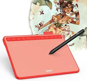 Tablette Graphique Dessin 6x4 Pouces avec Stylet Passif sans Pile à 8192 Niveaux - Picture 1 of 6