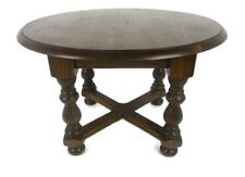 French Oak Coffee Side Occasional Table Barn Country Farmhouse Style 70s