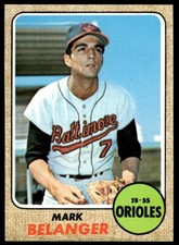 1968 Topps Mark Belanger Baltimore Orioles #118