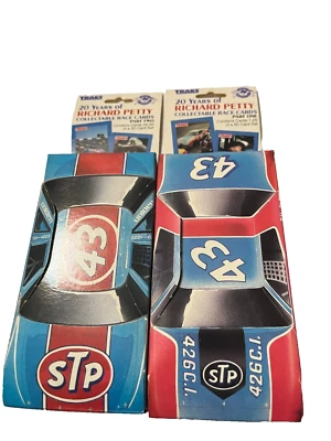 TRAKS 20 years of Richard Petty #43 sealed Factory cards STP Parts 1 &2 ss1 - Image 1 of 4