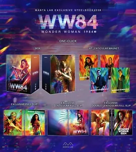 Wonder Woman 1984 Mantalab One Click, includes all 4 magnet LENTICULARs - Picture 1 of 6