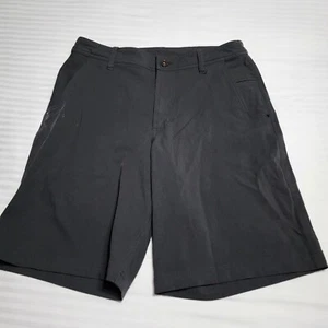 Lululemon Athletica Men's Shorts Size 34 Grey Charcoal Logo Pockets 10" Inseam - Picture 1 of 11