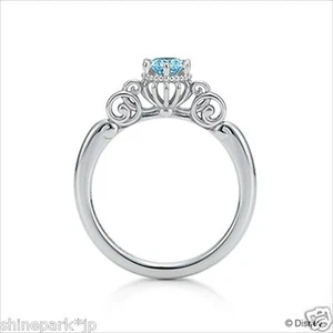 Anillo de plata Disney Cenicienta afortunado carro de calabaza Jewerly Limited - Imagen 1 de 4