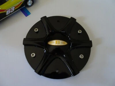 Tapa central de rueda personalizada negra BACCARAT # 60701875F-6 Foto 1 de 2