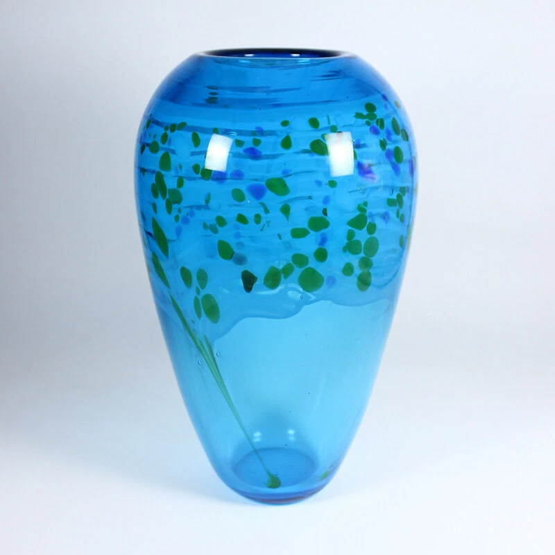 Glasvase Blütenvase Dekovase Orient 33cm türkis - Bild 1 von 1