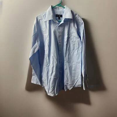 Beverly Hills Polo Club Camisa Para Hombres Xtra Grande Azul Abotonado Mangas Largas Vestido Foto 1 de 4