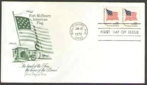 US. 1597. 15c. Fort McHenry Flag (15 State) Twin. Artmaster FDC. 1978 - Picture 1 of 1