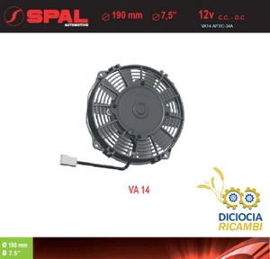 Ventilatore Aspirante 12v Diametro 190mm Ventola Assiale SPAL VA14-AP7/C-34A - Foto 1 di 3