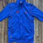 Vintage 90'S Nike Full Zip Blue Central Fidelity Holiday Classics Track Jacket