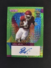 2023 Leaf Vivid ERIC GRAY Auto #1/4 XRC BA-EG1 Green Mojo NY GIANTS