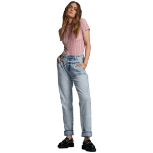 One Teaspoon Streetwalkers High Waist 80s Jeans Rivet Size 29 Acid Wash Tapered - Picture 1 of 9