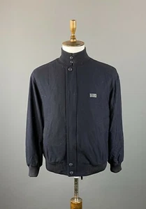 PAUL&SHARK YACHTING Richemont Navy Blue Wool Button Bomber Jacket Size M - Picture 1 of 10