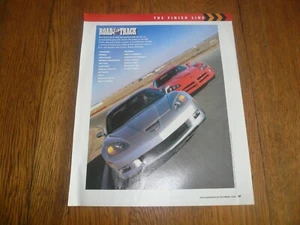 2006 Road & Track Holiday Ad - Corvette & Viper - Bild 1 von 1