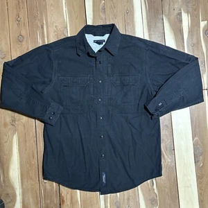 5.11 Tactical Series Taclite Long Sleeve Black Button Work Shirt 72157 MediumReg - Picture 1 of 9