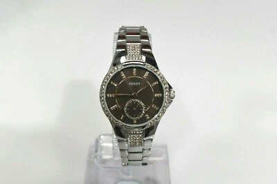 New Seksy By Sekonda Women's SS RG Swarovski Crystal Gray Dial 2182 Watch - Image 1 of 4