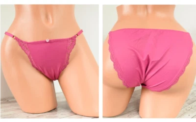 Victoria's Secret 中号 * DREAM ANGELS* 蕾丝饰边比基尼甜玫瑰 — 第 1/4 张图片