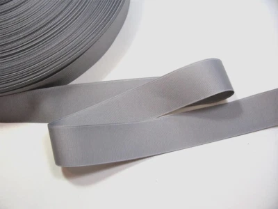 Light Gray Grosgrain Ribbon 1 1/2 inches wide x 9 yards Solid Polyester B17 - Image 1 of 3