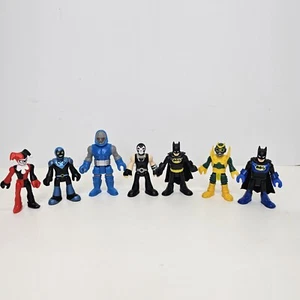 Fisher Price Mattel Imaginext Batman DC Hero's & Villians Lot Of 7  - Picture 1 of 10