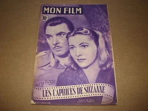 *** Mon Film n° 097 (23/06/1948) : Les Caprices de Suzanne (J Fontaine, G Brent) - Picture 1 of 1